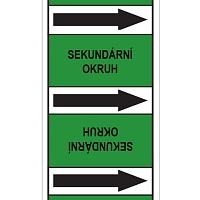 Značení potrubí, sekundární okruh